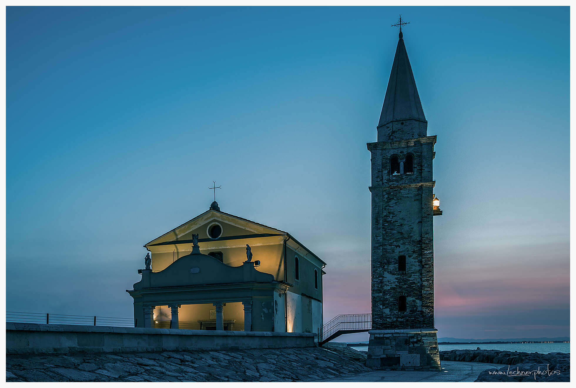 Sun rising at Madonna dell' Angelo