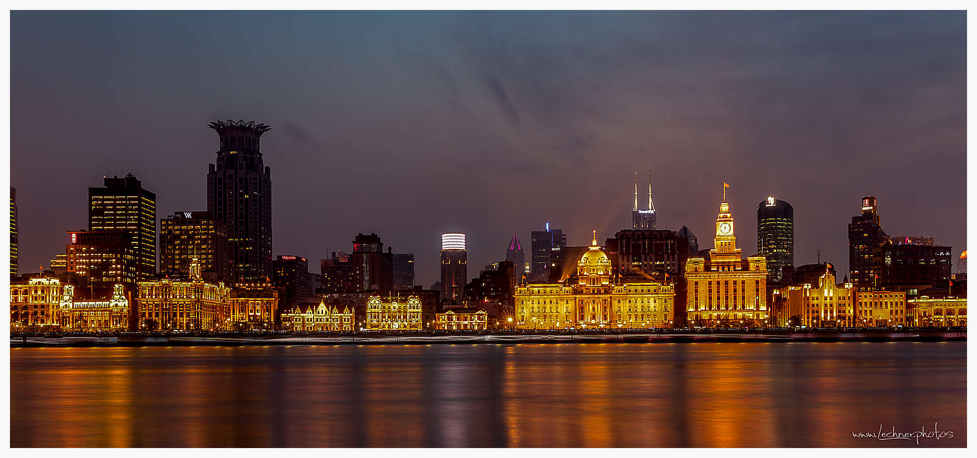 Sunset view from North Bund