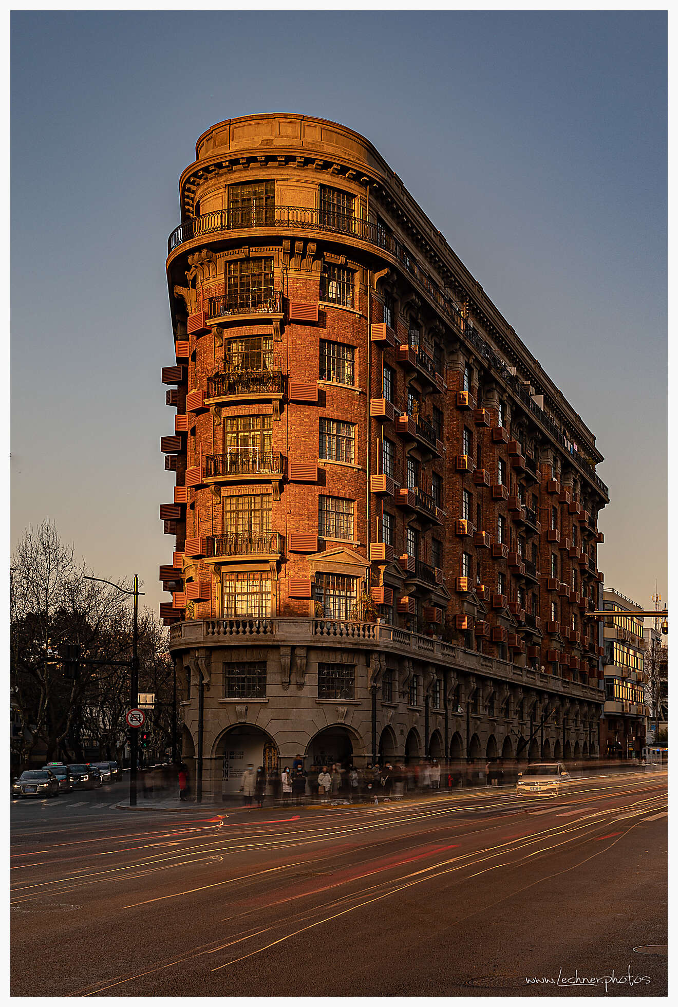 Wukang Mansion at sunset