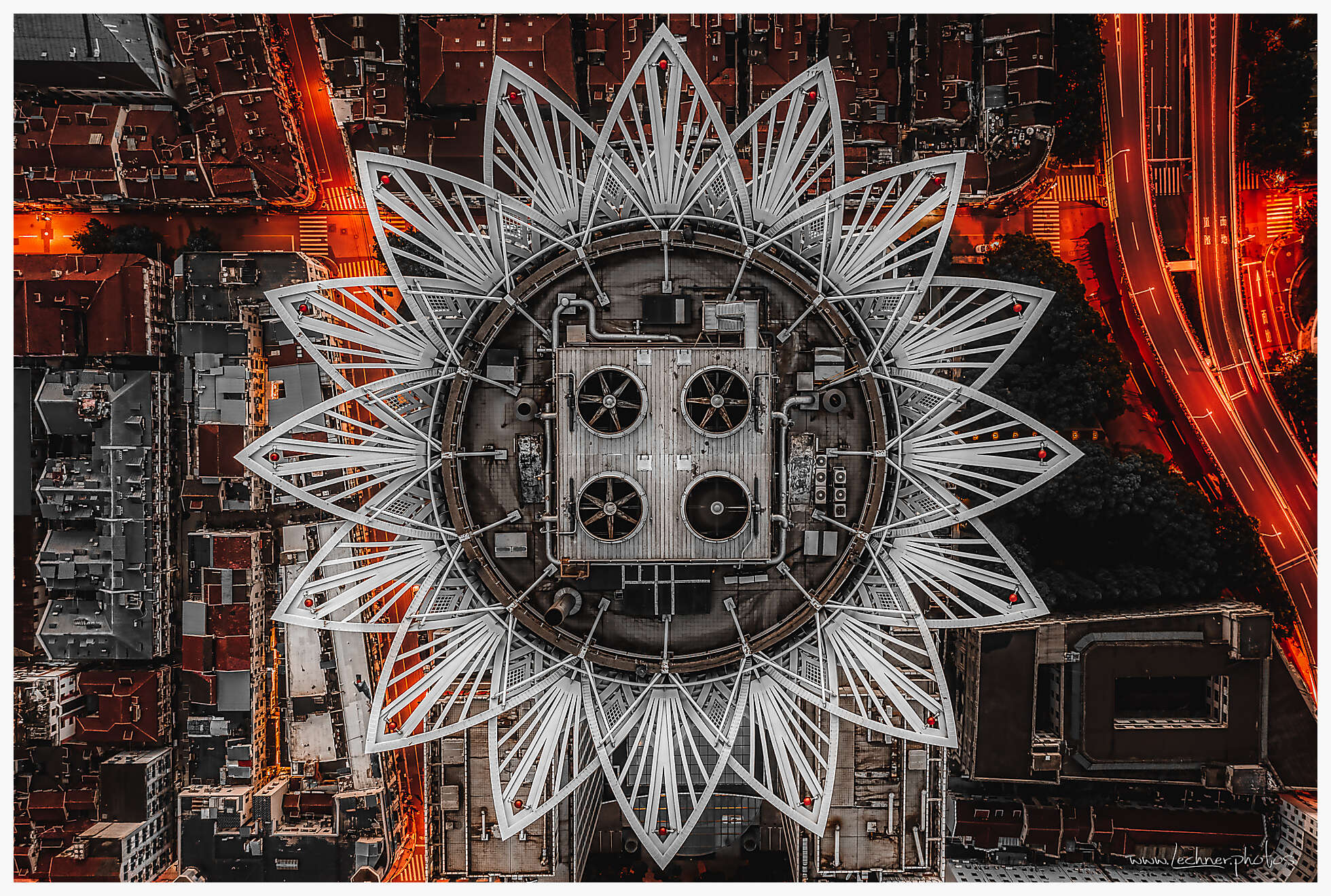 The Bund Center from above