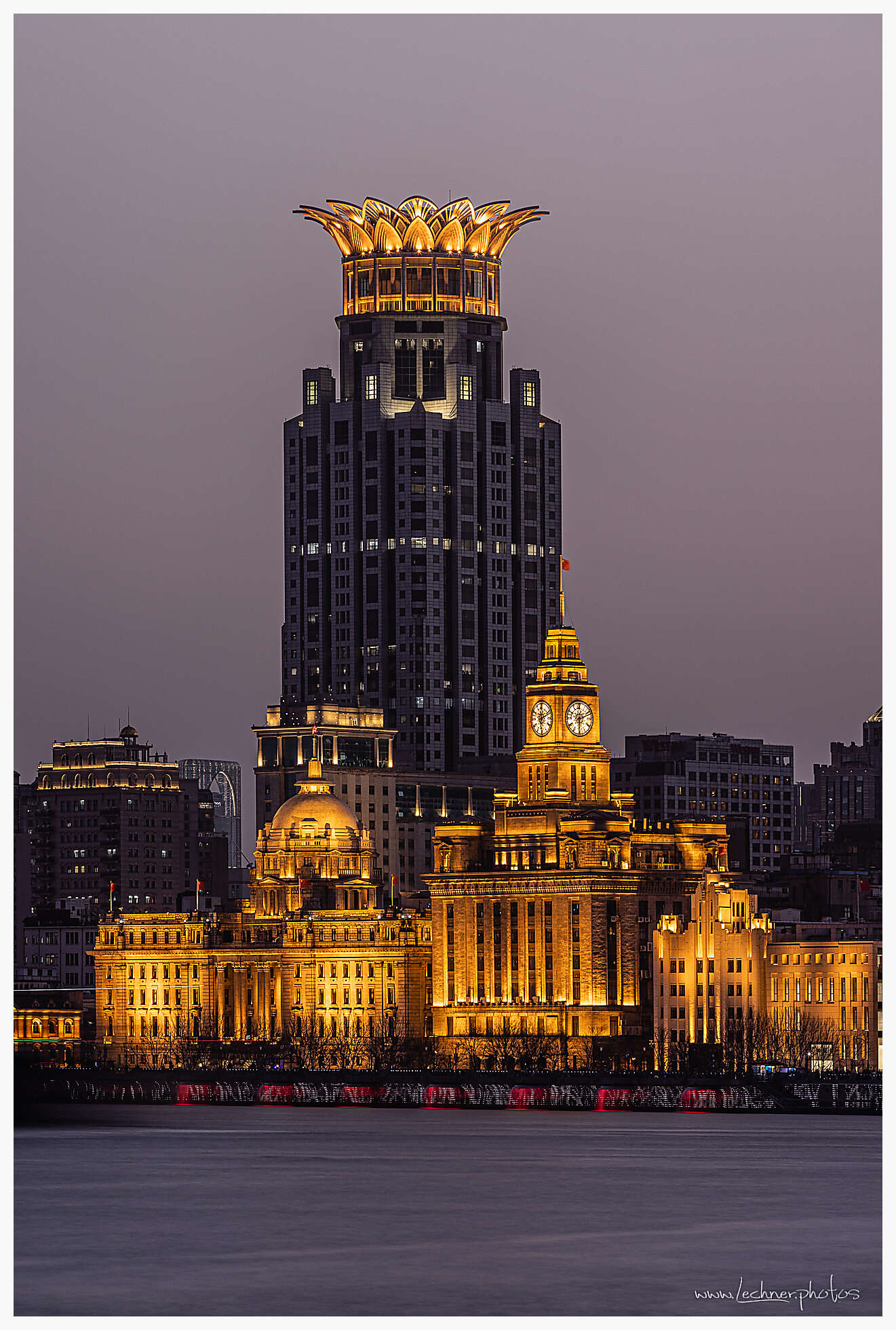 Westin Bund after sunrise
