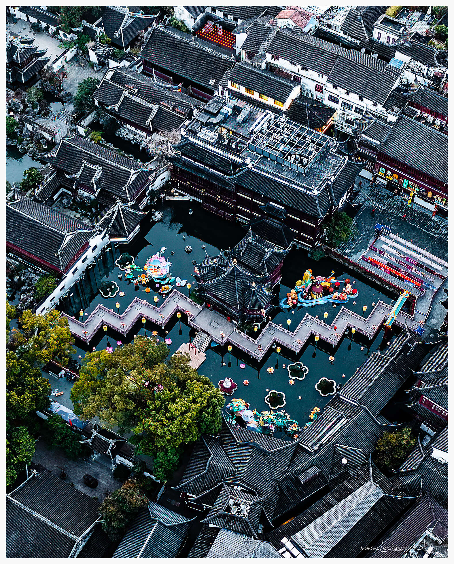 Yu Garden from above