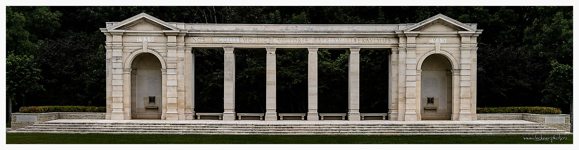 War cemetary memorial in Bayeux