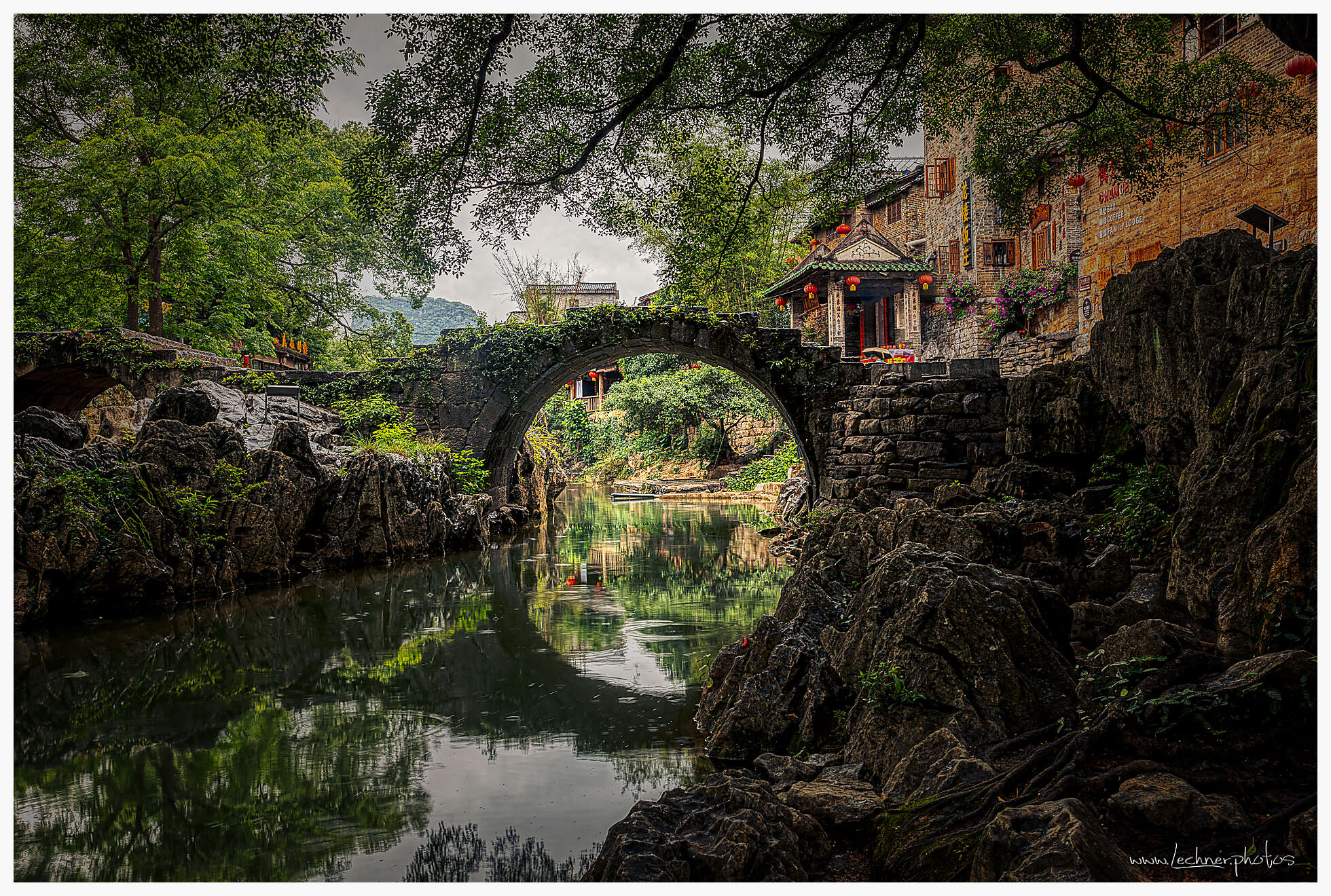 Ancient bridge in Huangyao ancient village