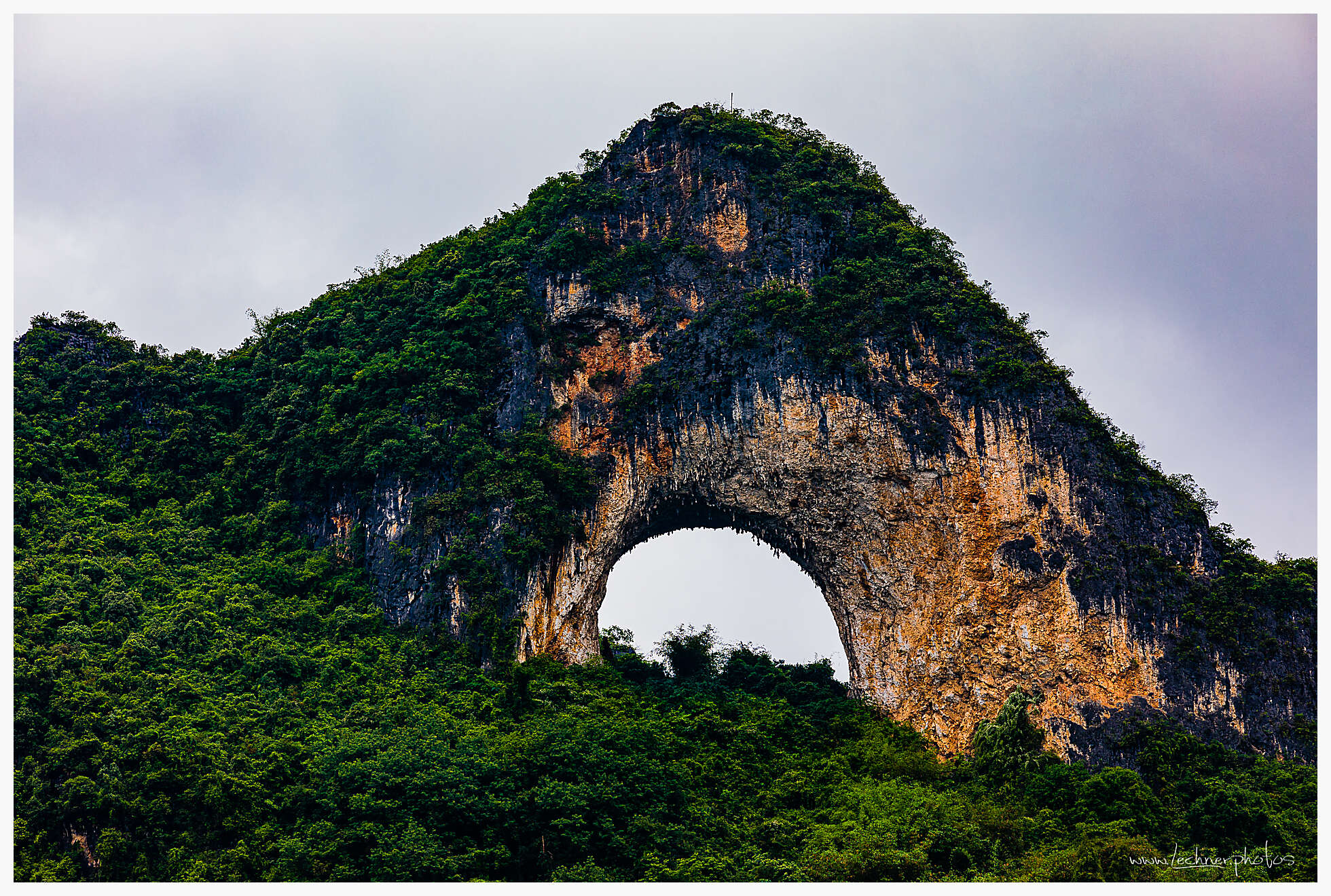 Moon Hill on a cloudy day