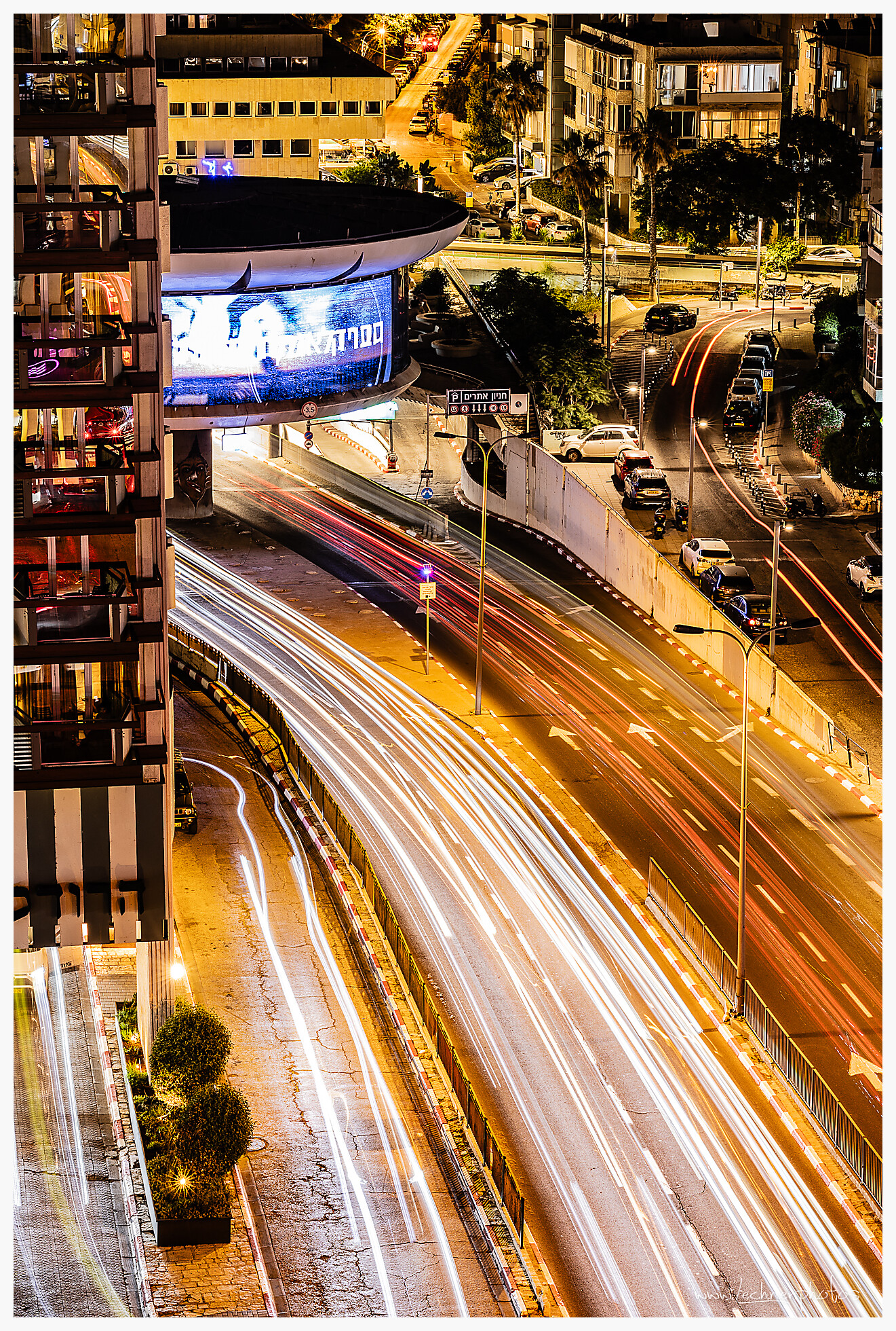 Tel Aviv Night Scene